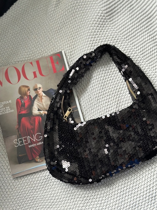 None Handbags - New black sequins bag amazing shining